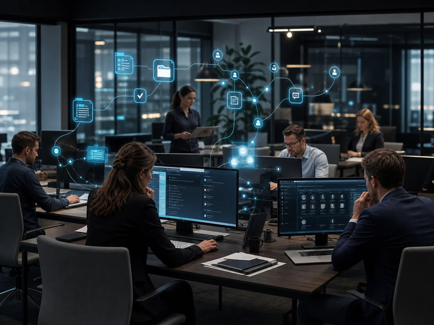 Workflowvisualisatie voor AI bureau Nederland
